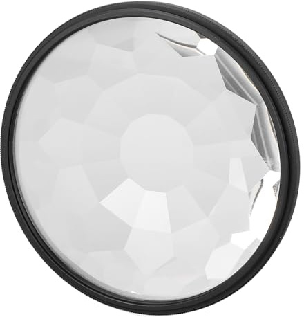 82-mm-Kaleidoskop-Filter, Professioneller Optischer Glasprismenfilter für Kameraobjektive, Doppelseitige Mehrschichtbeschichtung, Geeignet für DSLR-, Spiegellose und Kompaktkameras