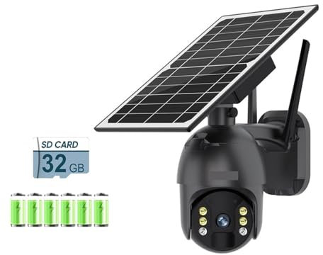 Telecamere per la sicurezza domestica Telecamera solare 2K 4MP Telecamera IP esterna wireless SIM 4G con faro Batteria inclusa Telecamera di sicurezza CCTV a lunga durata con rilevamento del movimen