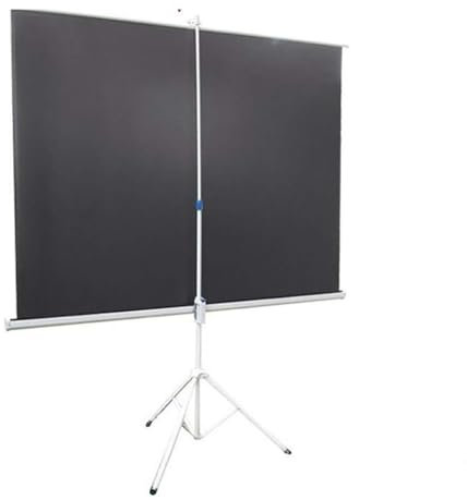 HACSYP Proyector de Pantalla con trípode de 100 Pulgadas, Pantalla HD 4:3, Pantalla de proyector portátil for Cine en casa, Oficina, Escuela, presentaciones