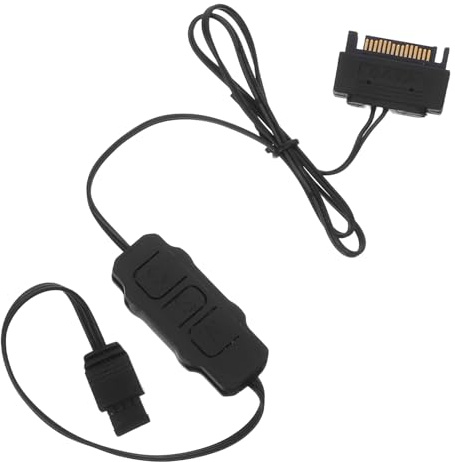 CIYODO Mini Argb Controller to Power Adapter Compact Rgb Fan Speed Controller for Gaming PC Case Lighting with Advanced Synchronization and LED Effects