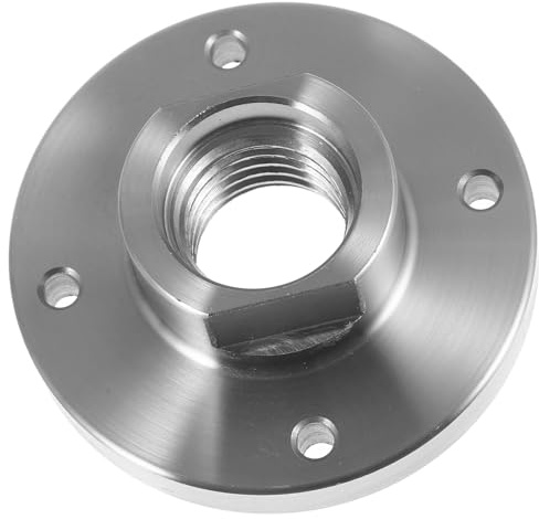 DECOMELODY Mandrin Force de Serrage Stable en Acier 3 Pouces à Plaque Frontale pour Tour Bois Filetage 1-8tpi pour Projets de Travail du Bois
