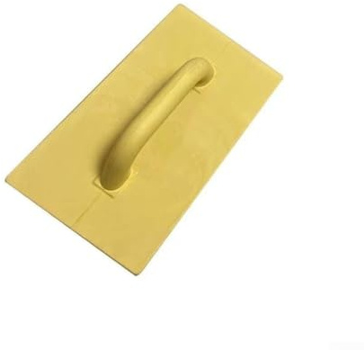 Flache Glättekelle aus Kunststoff für Beton-, Zement-, Trockenbau- und Putzprojekte, stabile PU-Konstruktion mit ergonomischem Griff, 140 x 280 mm, 180 x 320 mm, (200 x 360 mm)