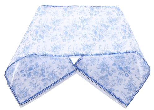 Toddmomy Schutzhülle für Mahjong-Karten: Bedruckte Mahjong-Spielkartenhülle – Spielkartenhalter aus Chinoiserie-Stoff für Zuhause, Reisen und Urlaub, 46 x 12 cm / 18 x 4,8 Zoll, Himmelblau