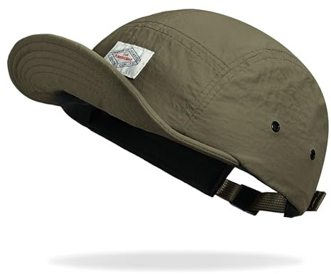 Clape Lightweight Short Brim Baseball Cap Soft Brim Foldable 5 Panel Hat | Water Resistant,Adjustable,Packable Short Peak Cap for Mens,Women,Sport,Running,Cycling,Hiking,Outdoor