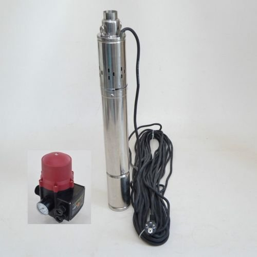 3 Tiefbrunnenpumpe Brunnenpumpe Gartenpumpe bis 2400l/h 750 W 11,5bar + ST