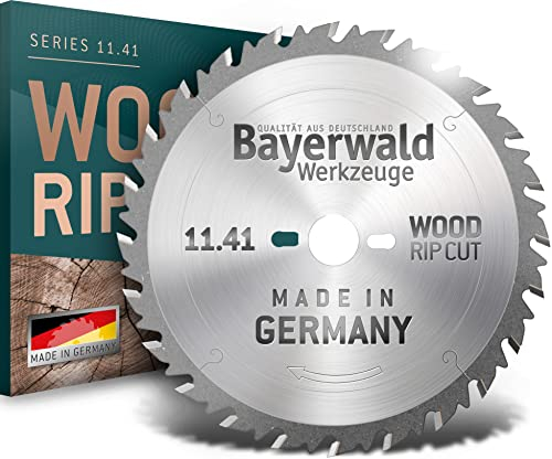 Bayerwald - HM Kreissägeblatt - Ø 300 mm x 3,2 mm x 30 mm | Langschnitt Flachzahn (20 Zähne) | präzise Zuschnitte, Quer-/Längsschnitte in Holz & Edelhölzer | mit Kombinebenlöchern