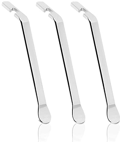 CZ Store Fahrrad-Reifenheber | 3er-Set Fahrrad-Montiereisen mit Hakenende, solides Edelstahl-Werkzeug - Reparatur- & Wartungszubehör für BMX, MTB - Metall