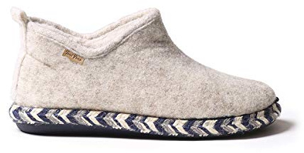 TONI PONS MAIA-FP Zapatilla de casa para Mujer Hecha en Fieltro - Crudo, 38EU.