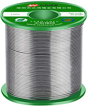 Fil à souder en étain respectueux de l'environnement type colophane sans plomb (1,0 mm, 800 g)