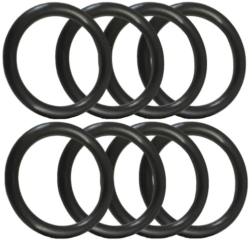 Junta de juntas tóricas de goma de nitrilo, arandela de goma anillo de sellado redondo, anillos de juntas de 78 mm de diámetro exterior, 73 mm de diámetro interior 2,5 mm de ancho, negro, 10 unidades
