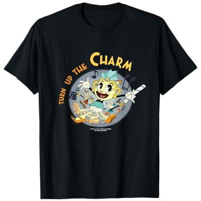 Cuphead Show! Ms. Chalice Turn up the Charm T-Shirt