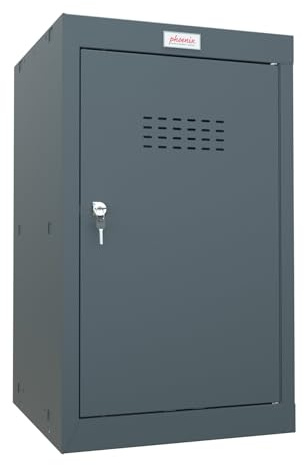 Phoenix CL0644AAK Size 3 Grey Cube Locker with Key Lock
