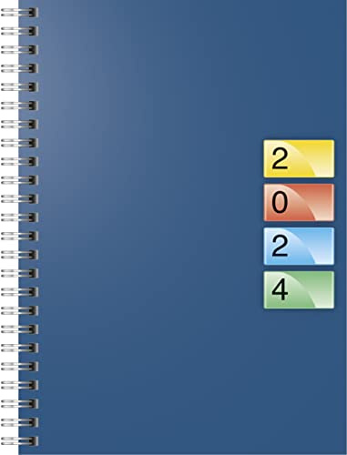 BRUNNEN Wochenkalender DATAline Modell 796 2024 2 Seiten = 1 Woche Blattgröße 14,8 x 20,8 cm vierfarbig bedruckt