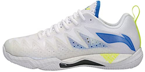 LI-NING Profi Badmintonschuh Gyrfalcon (Eagle) 5 (weiß, EU Schuhgrößensystem, Erwachsene, Numerisch, M, 42 1/3)