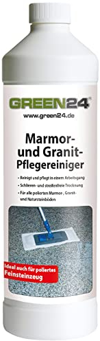 Marmor- und Granit-Pflegereiniger 1 Liter Konzentrat - für polierte Marmor-, Granit- und Natursteinböden im Wohn-, Küchen- und Badbereich. Reinigt, pflegt + schützt. Trocknet schlierenfrei.