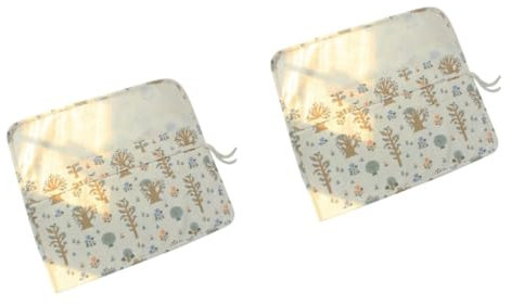 Operitacx 2stücke Fächer Malpinsel-rolltasche Waschbare Stift-organizer Für Schüler Künstler Und Bastler Praktischer Bleistift- Im Wald-design Für Unterwegs Schutz Der Stifte
