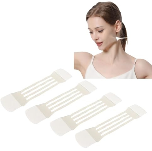 Topyond Face Lifting Tape,Gesichts Hals Lifting Klebeband,Unsichtbare Face Tape Lifting Gesicht,Halsstraffungsband Werkzeuge,4 Elastische Bänder+20 Ersatzbänder