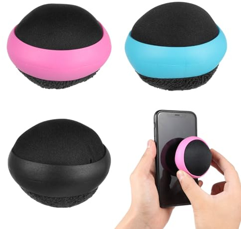 Garneck Lot de 3 balles de Nettoyage pour écran - Chiffon en Microfibre - pour Un Nettoyage sans Rayures des Smartphones, tablettes et écrans PC