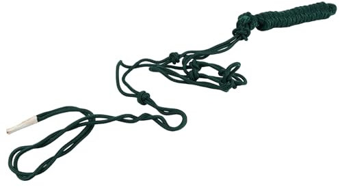 Fockety Pferdehalter, Multi-Knoten, Professionell, Tragbar, Sicher, Komfortable Struktur, Seilhalter, Modisch für das Tägliche Fahren (Green)