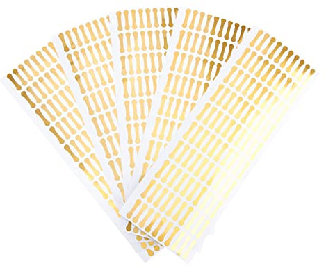 Lurrose 500pcs Tamper Evident Decals Adhesive Tamper Seal Label Stickers for Food Handmade Goods Security Tape