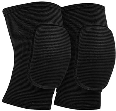 REIFOR Knieschützer Knieschoner Ein Paar weiche, atmungsaktive Knieschützer, Kniestütze, elastische Sport-Knieschützer Knieschützer Wandern(Black,XS)