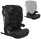 Ms BabyWorld BETA Seggiolino auto Isofix Gruppo 2/3 e convertibile in sollevatore, I-SIZE R129, Seggiolino auto per neonati e bambini, Cintura, universale, da 15 a 36 kg o 100-150 cm, nero