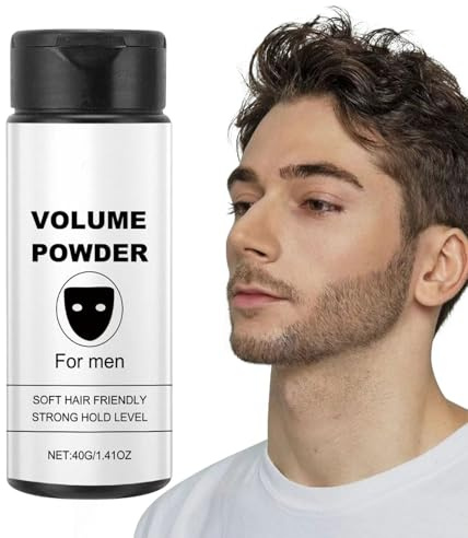Texturpuder Für Männer, Haarpuder Männer, Based Texture Powder, Leicht Aufzutragen, Verleiht Sofort Textur Und Volumen, Rein Natürliche Inhaltsstoffe, Haarstyling Pulver Mit Textur, Starker Halt
