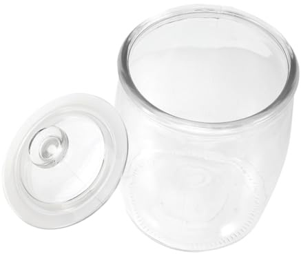 LIFKOME Frasco de Vidrio Transparente Adecuado para Conservar Verduras y Alimentos Capacidad 2250ml Tapa Hermética Diseño Fácil de Almacenar para Encurtidos y Galletas