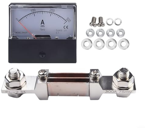 Amperometro analogico DH670 con Shunt 0 200A/300A per misurazione elettrica potenziata (300A)