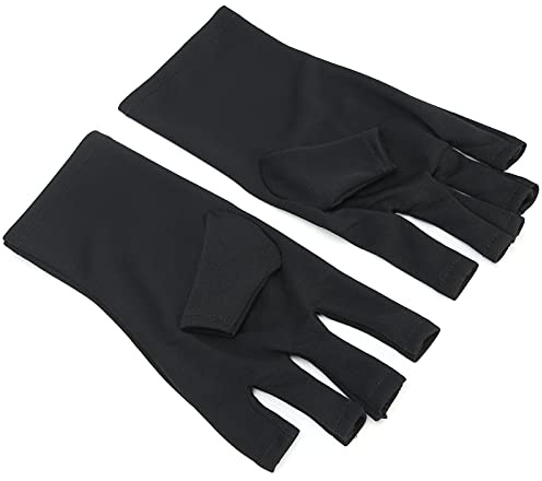 Generic Guante Anti-UV con Luz de Curado para Decoración de Uñas, Guante de Protección UV para Manicura Profesional para la Mayoría de las Manos para Protección de Manos para Actividades de
