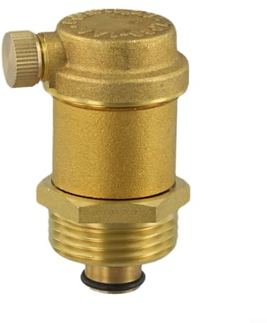 Spelonify Brass Automatic Quick Vent Valve For Heating Systems, 3/4 Inch (DN20) 1/2 Inch (DN15) 1 Inch (DN25) With Filter Screen, Expansion Bleed Valve For Radiator(G1)