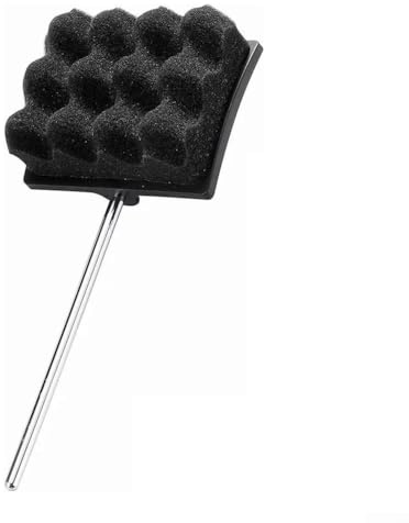 Batteur à pédale de grosse caisse avec tête en mousse et poignée en métal pour un son doux et lisse, compatible avec gamme de pédales (B)