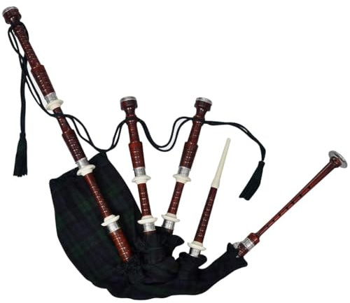 Lumanois Gaita Escocesa de Las Highland Royal Steward Negro,Arte y Ocio,Hobbies y Artes Creativas,Instrumentos Musicales,Gaitas,1.98kg-70044