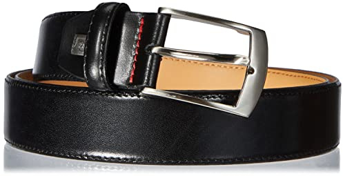 Pierre Cardin Herren Gürtel, schwarz, Bundweite 95 cm Gesamtlänge 110 cm W 37.5 L