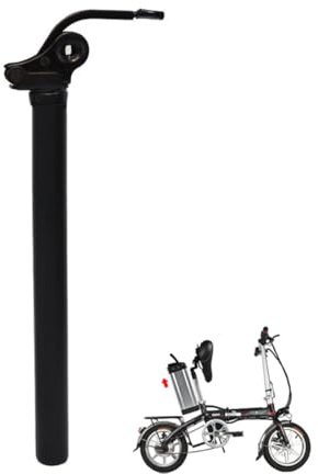 Tige De Selle Rabattable for Vélo Électrique, Support De Selle Rabattable for Vélo Électrique, Adapté À De Nombreux Vélos, 28.6mm
