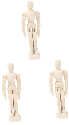 Gogogmee 9stücke Teiliges Von Großen Holzfiguren Gelenkige Mannequins Für Künstler Zum Skizzieren Für Kreative Dekoration Im Büro Oder Zuhause