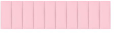 ZFGOJNBH 3D-Anti-Kollisions-Wandpolsterung, Kopfteile zum Abziehen und Aufkleben, gepolsterter Aufkleber, Zuhause, Schlafzimmer, selbstklebendes, schalldichtes Wandpaneel, 3,2 cm dick (Farbe: Rosa,