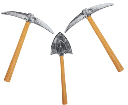 KOMBIUDA Schaumstoff-spitzhacke Requisiten Gartenaxt Zubehör Plastikaxt Für Halloween Cosplay-spitzhacke Handwerkzeug Für Kostüm Und Bühnenauftritt