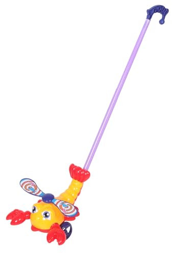 ERINGOGO Kleinkind-Kinderwagen Kleinkind Ziehen -Push- Stoß Für Kleinkinder Schiebespielzeug Für Kleinkinder Entwicklungsspielzeug Für Kleinkinder Kunststoff