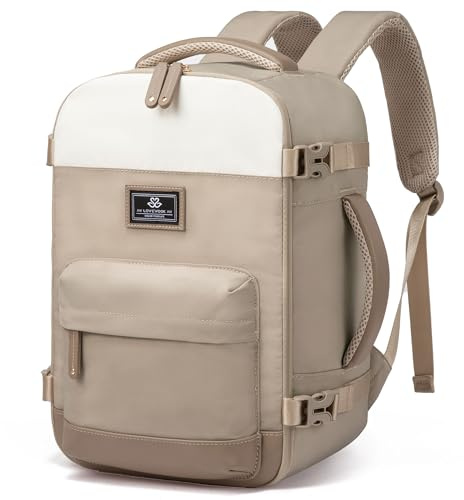 LOVEVOOK Handgepäck Rucksack Ryanair 40x30x20, Klein Reiserucksack Flugzeug Damen, 20L Travel Backpack, Carry On Luggage für Eurowings Wizz Reise
