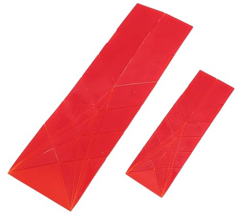 3 Tablespoon Flat, Kitchen Utensils Folds with a Compact Flat Spoon for Cooking Cooking (Red)