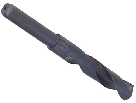 TARSHYRY Metallbohrerbits, 16 Mm Schwarzer Hochgeschwindigkeits -Stahlbohrer -Bit Metallbohrer Bit für Stahlbohrerbits für Stahl HSS Gleich Gerade 1/2 Zoll Schaftbohrhandwerkzeugdurchmesser