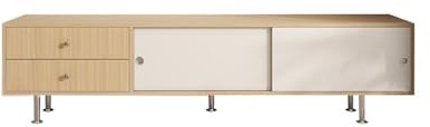 ULTRAWAVE - Mueble para TV de 200 cm, mueble de almacenamiento doméstico de madera, consola de suelo para salón campestre, polo de ocio para hoteles y alquileres de temporada, armario de centro de