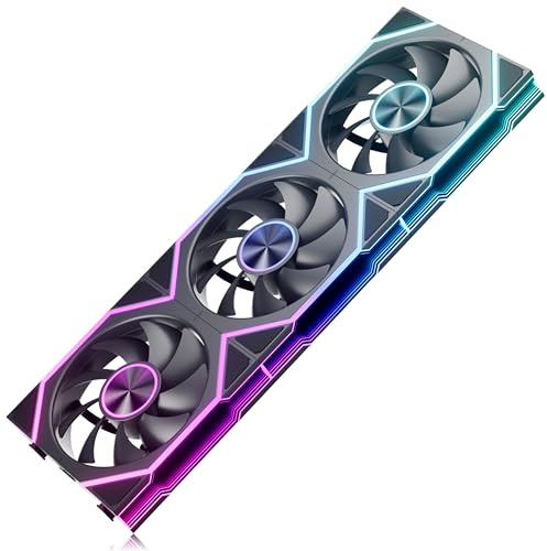 upHere UA02 Ventilateur PC 120mm ARGB Infinity Mirror, Daisy-Chain Modulaire,Ventilateurs de Boîtier Silencieux avec Patins Anti-Vibration Stealth, Version Forward Blade