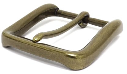 Gürtelschnalle Messing Massiv Antik - Gürtelschliesse aus massivem Messing