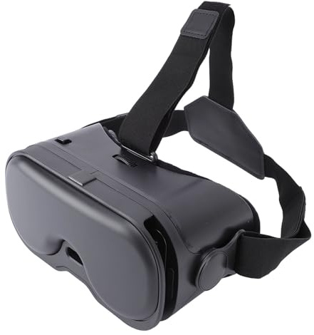 Bewinner Justerbar Pupillavstånd 3D VR-glasögon med Bluetooth-kontroll för -telefoner (Svart)