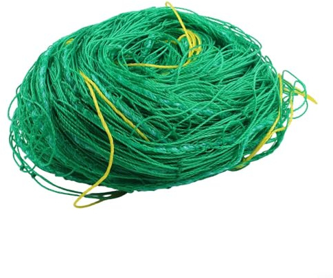Rete da arrampicata in nylon per uso in giardino, supporta piante rampicanti come fagioli, luffe e crisantemi, le piante rimangono in posizione verticale e ben supportate (2 x 7,5 m)