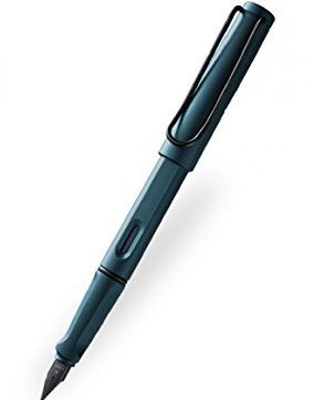 LAMY Safari Fountain Pen 024 F - Petrol Blue, Feder F, special edition petrol, 1