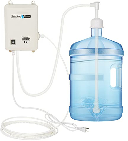 LIYUAN Water Dispenser & Pump System 5 Gallon Jug with Electric Pump & Ice Maker