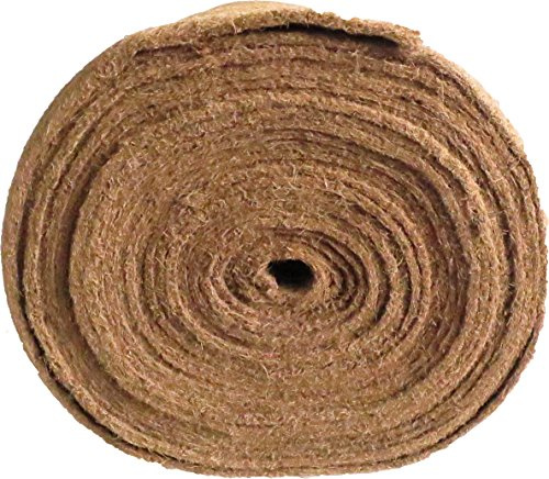 Unkrautschutzmatte aus Kokosfaser, 0,50 m x 20,00 m, ca. 7 mm dick, 10,00 m², (EUR 7,25/m²), Winterschutzmatte, Pflanzenschutzmatte, Kompostabdeckmatte,Kokosmatte, 100% biologisch abbaubar, nachhaltig